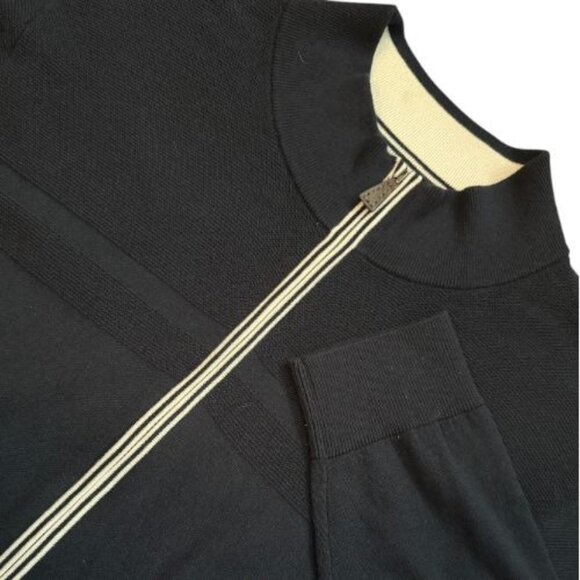 Nautica Navtech Full Zip Sweater Navy Blue Cotton Blend Lightweight MEN's SZ 3XL - Picture 8 of 8